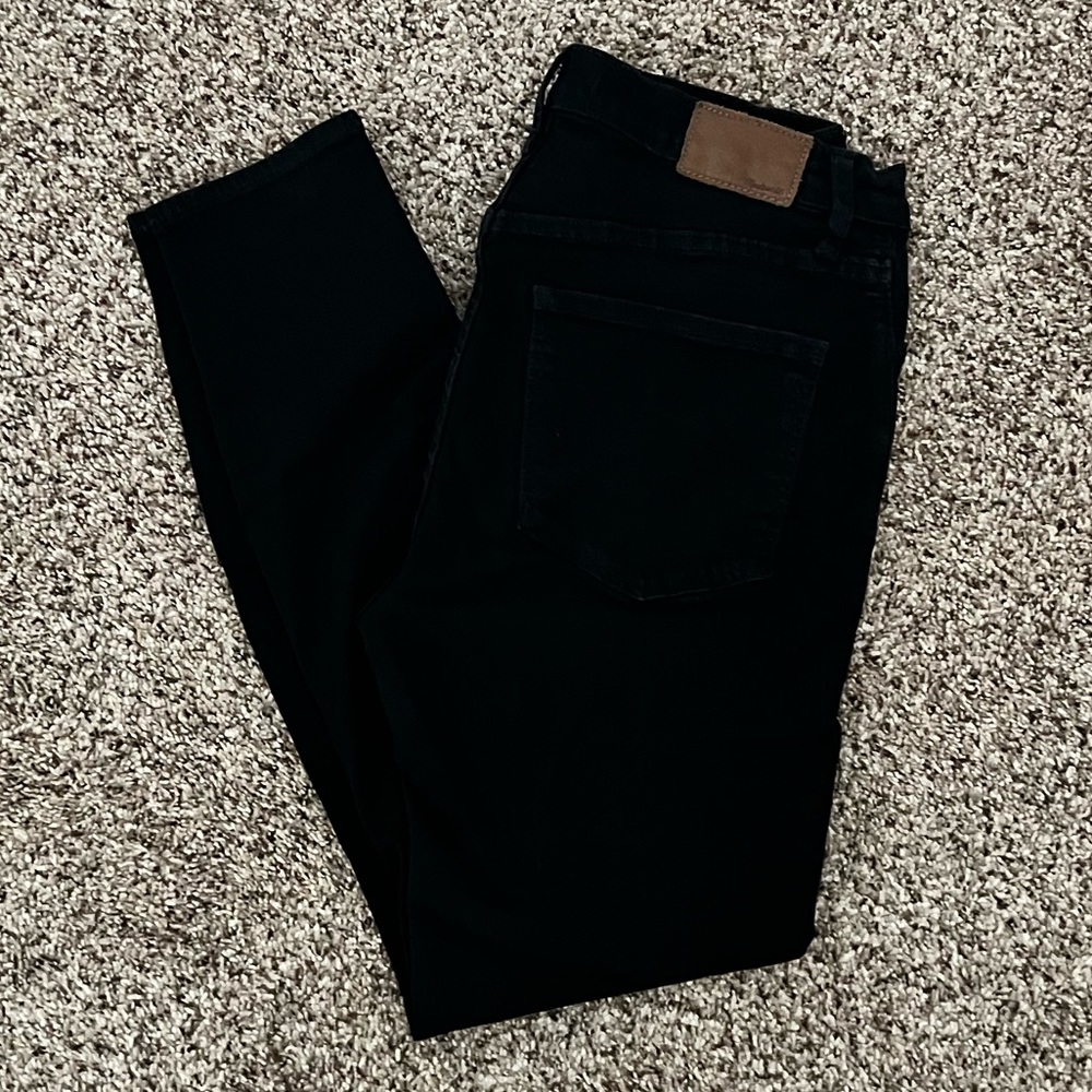 Madewell Roadtripper Black Skinny Jeans